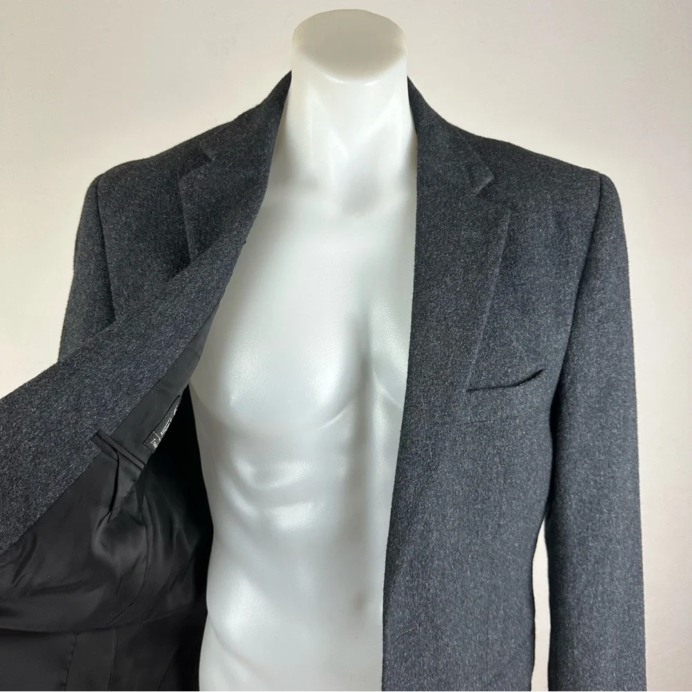 Jos. A. Bank 100% Camel Hair Charcoal Blazer